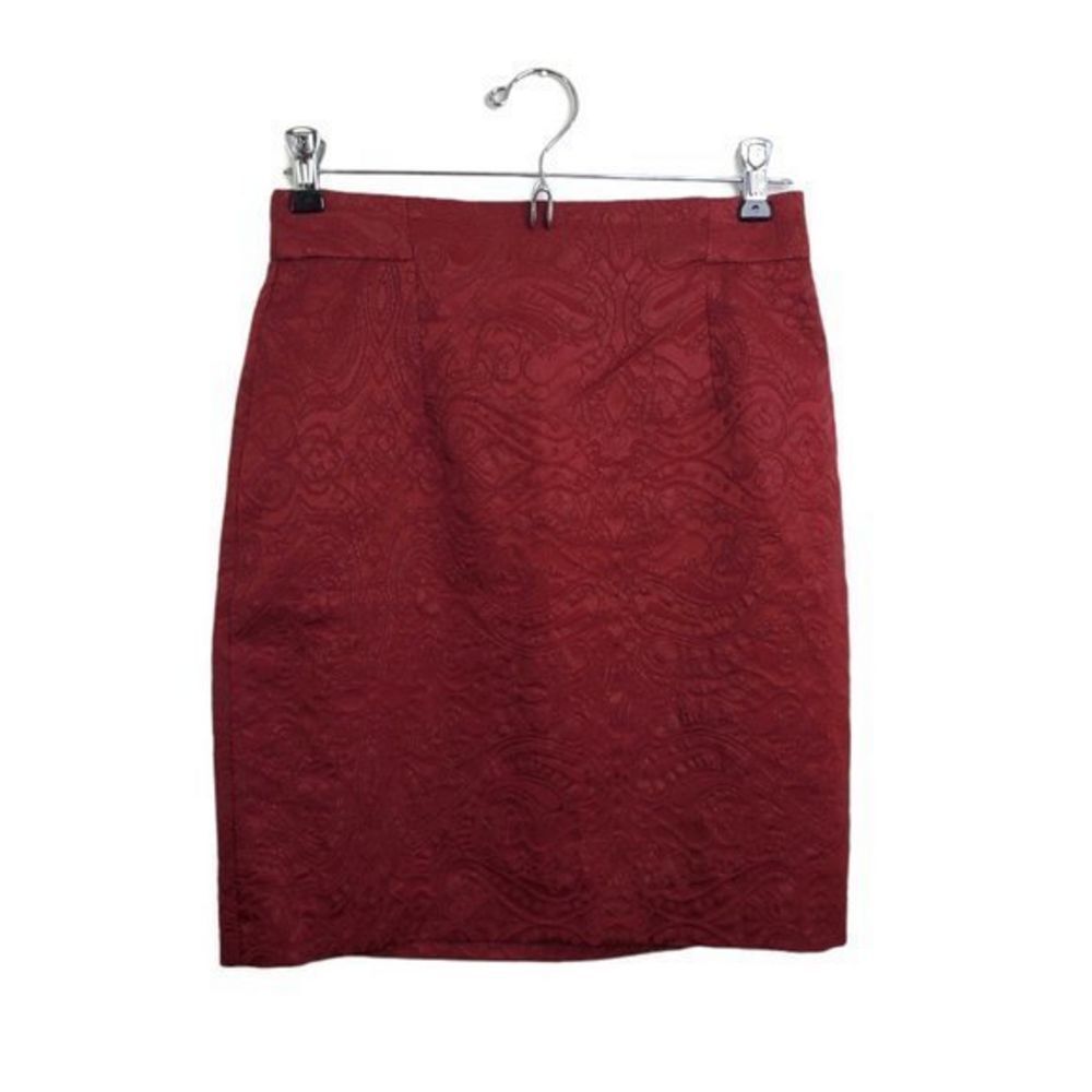 Orsay Skirt‎ S 2 4 32 Metallic Textured Pencil Knee